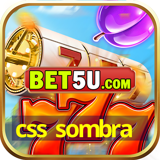 css sombra